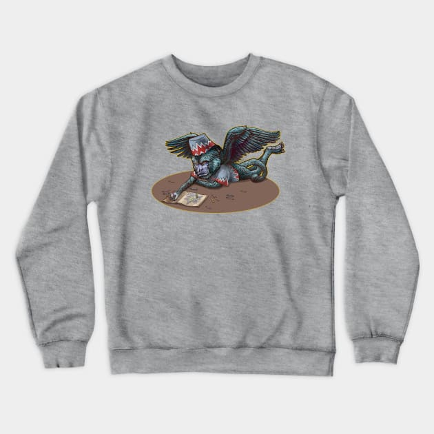 Monkey Color Crewneck Sweatshirt by ChetArt